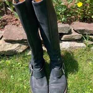 John Fluevog Black Boots Size 6